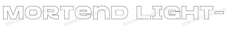 Mortend Light字体转换